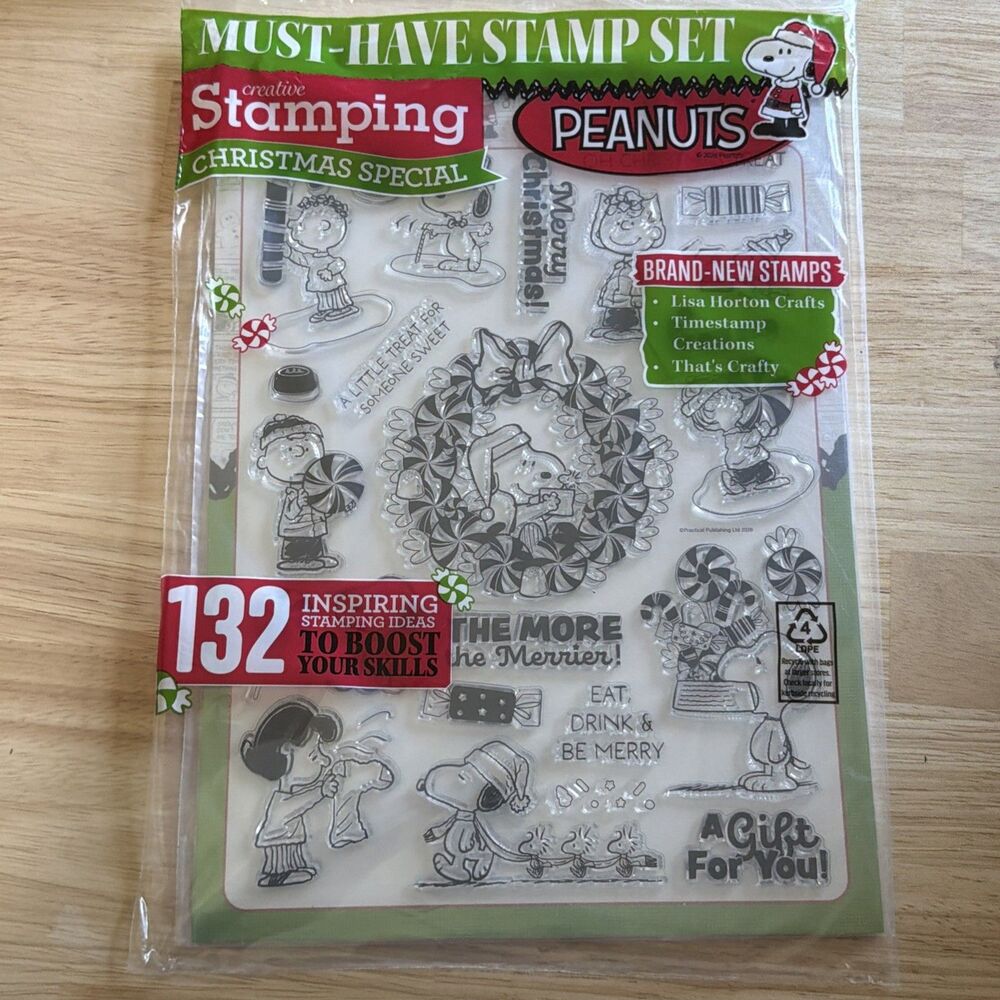 Creative Stamping #164 Peanuts Christmas Special, Out-of-Print, New, Sealed